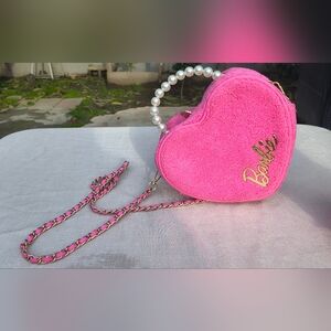 Our Universe Barbie Heart Figural Crossbody Bag
